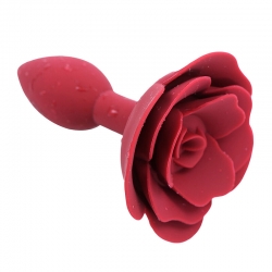 Plug anal en forme de rose...