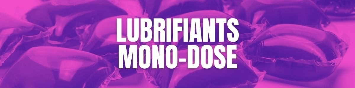 Les Lubrifiants mono-dose, format de poche | MyLovePleasure.fr