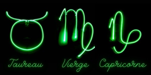 Le Taureau, le Vierge et le Capricorne